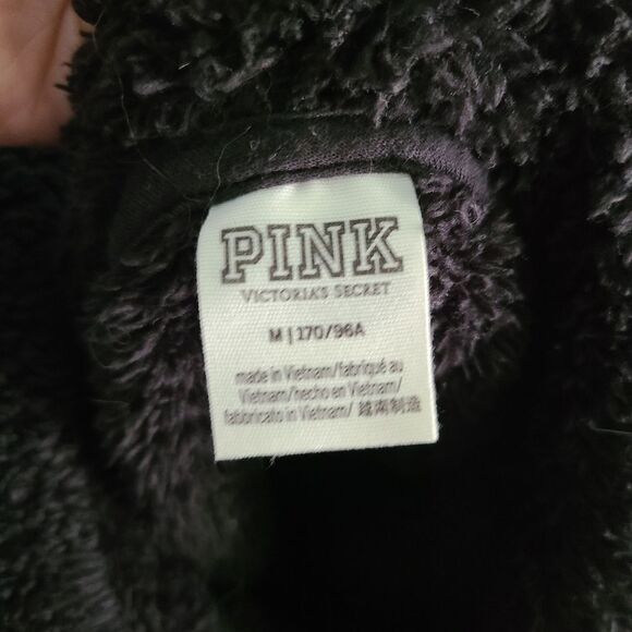 Victoria' Secret PINK teddy quarter zip Pullover - Picture 4 of 5